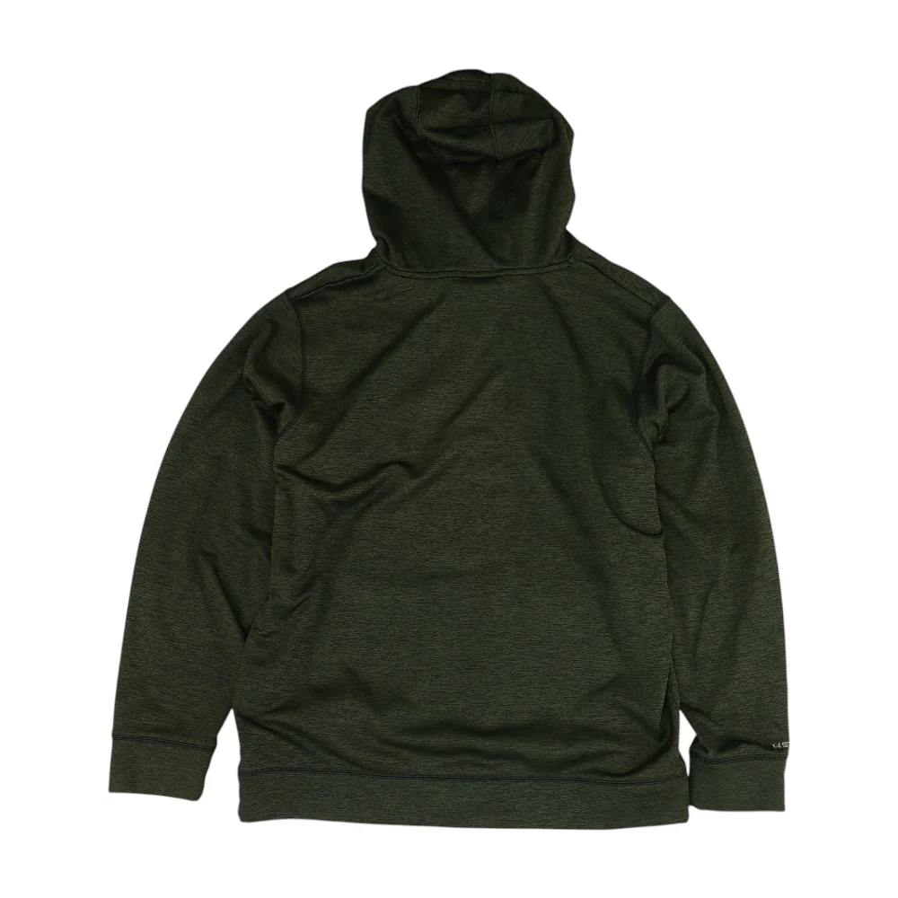 Green Solid Hoodie Pullover - Image 2