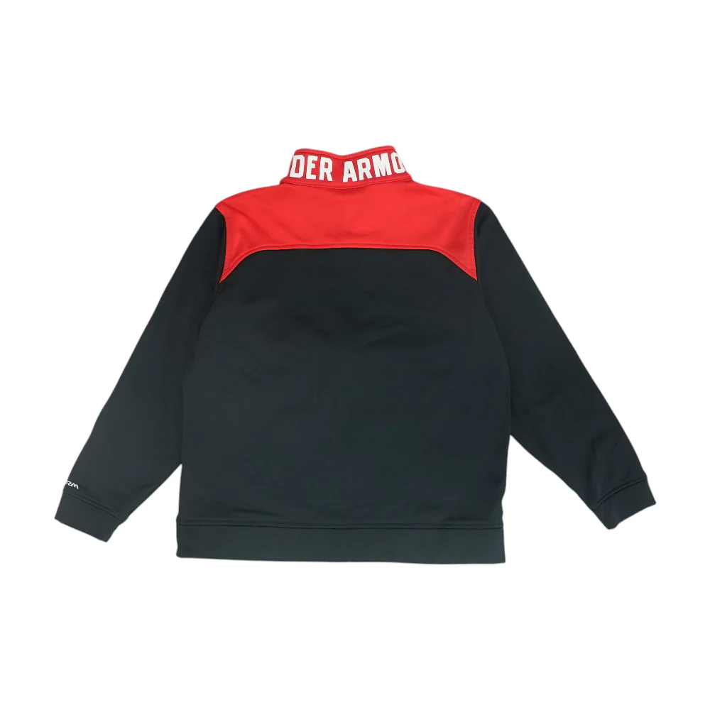 Red Color Block Jacket - Image 2