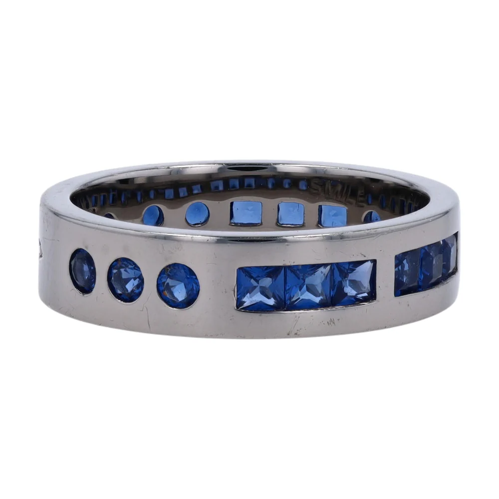 Sterling Silver Cubic Zirconia Band Ring - Image 4