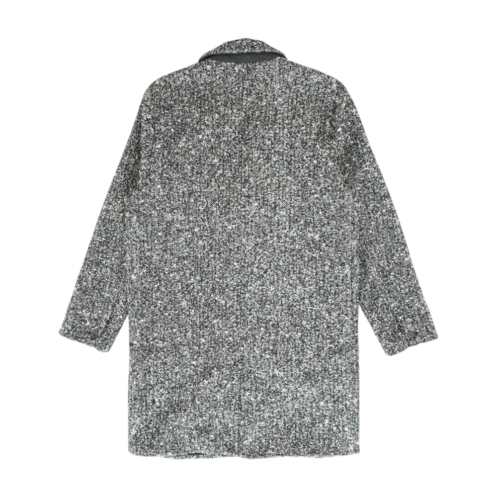 Black Abstract Coat - Image 2