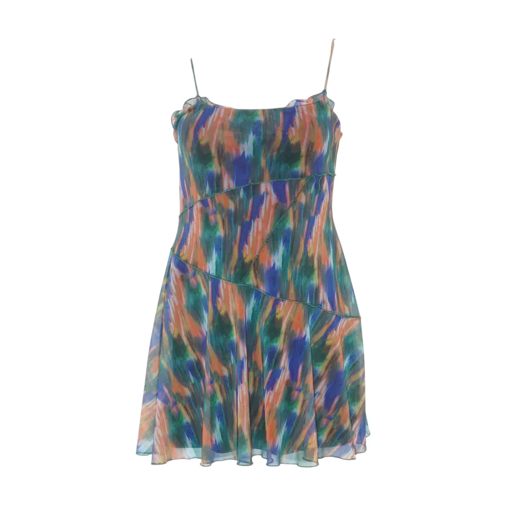 Multi Abstract Mini Dress