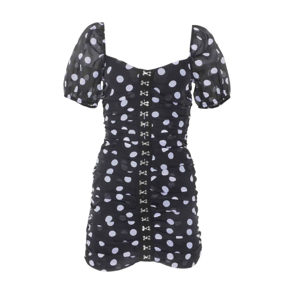 Black Polka Dot Mini Dress
