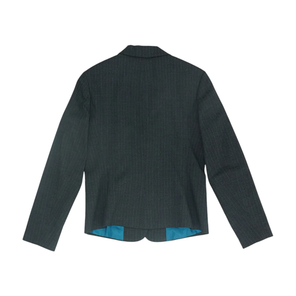 Charcoal Striped Blazer - Image 2