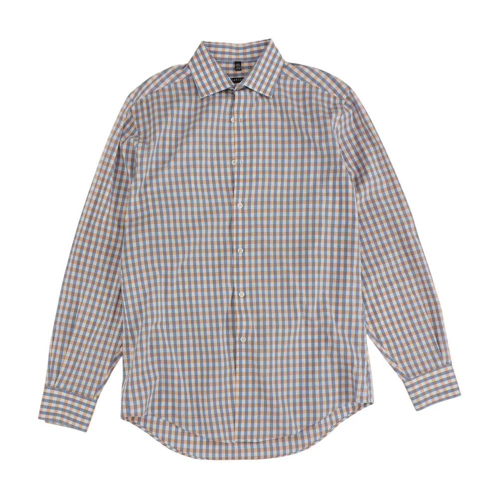 Blue Check Long Sleeve Button Down