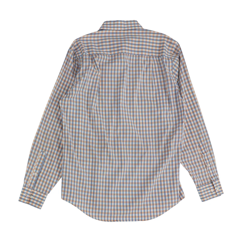 Blue Check Long Sleeve Button Down - Image 2