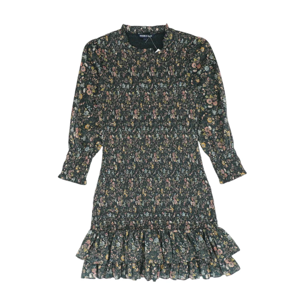 Black Floral Mini Dress