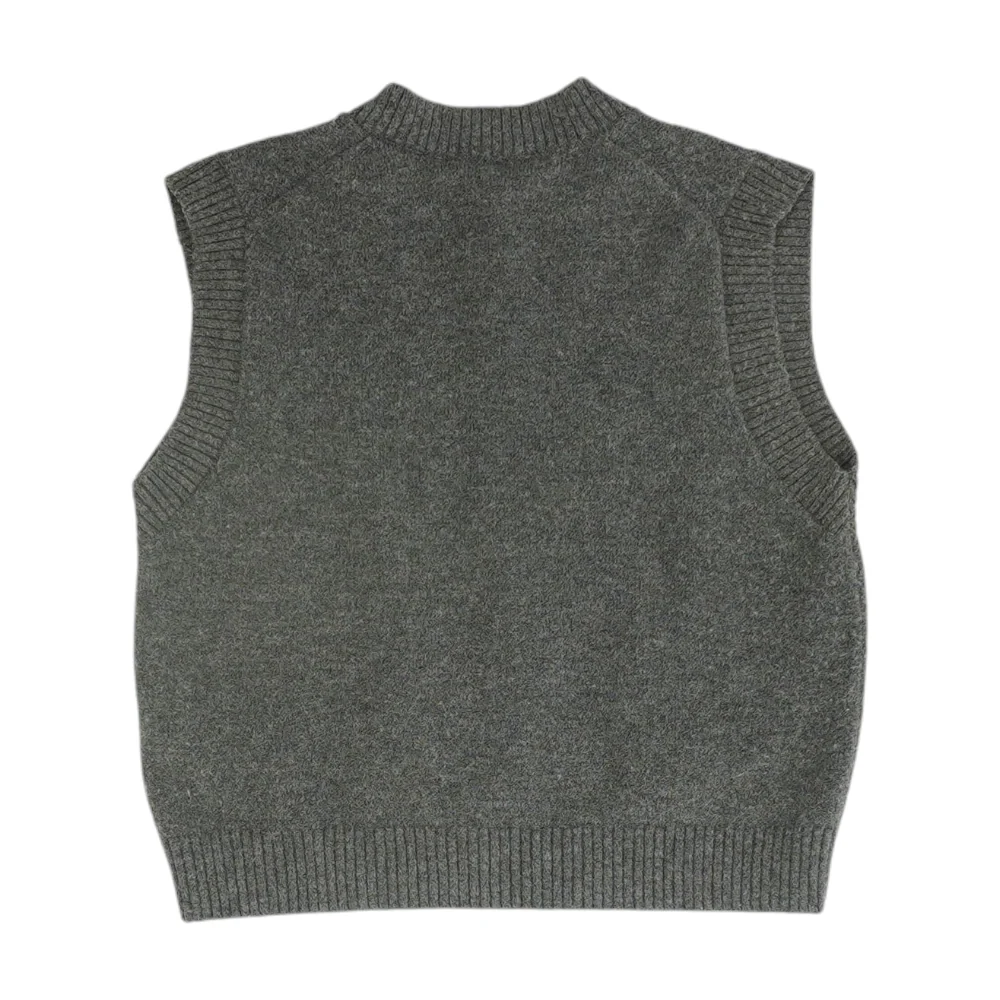 Gray Vest Sweater - Image 2