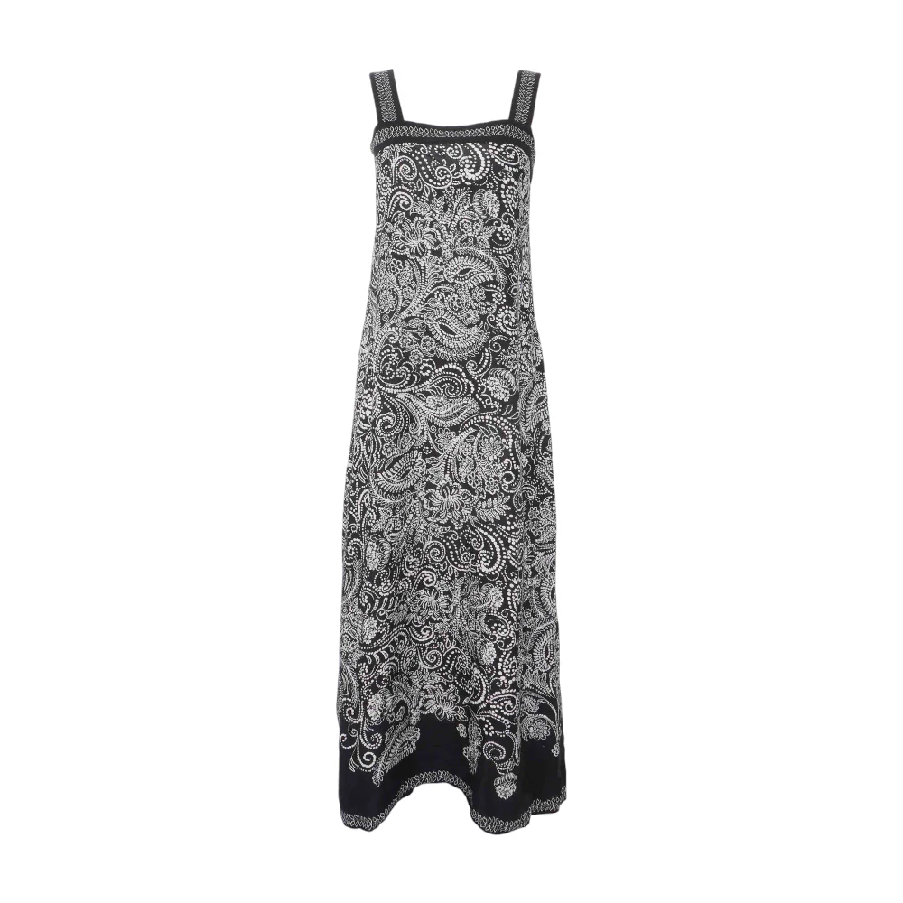 Black Paisley Maxi Dress