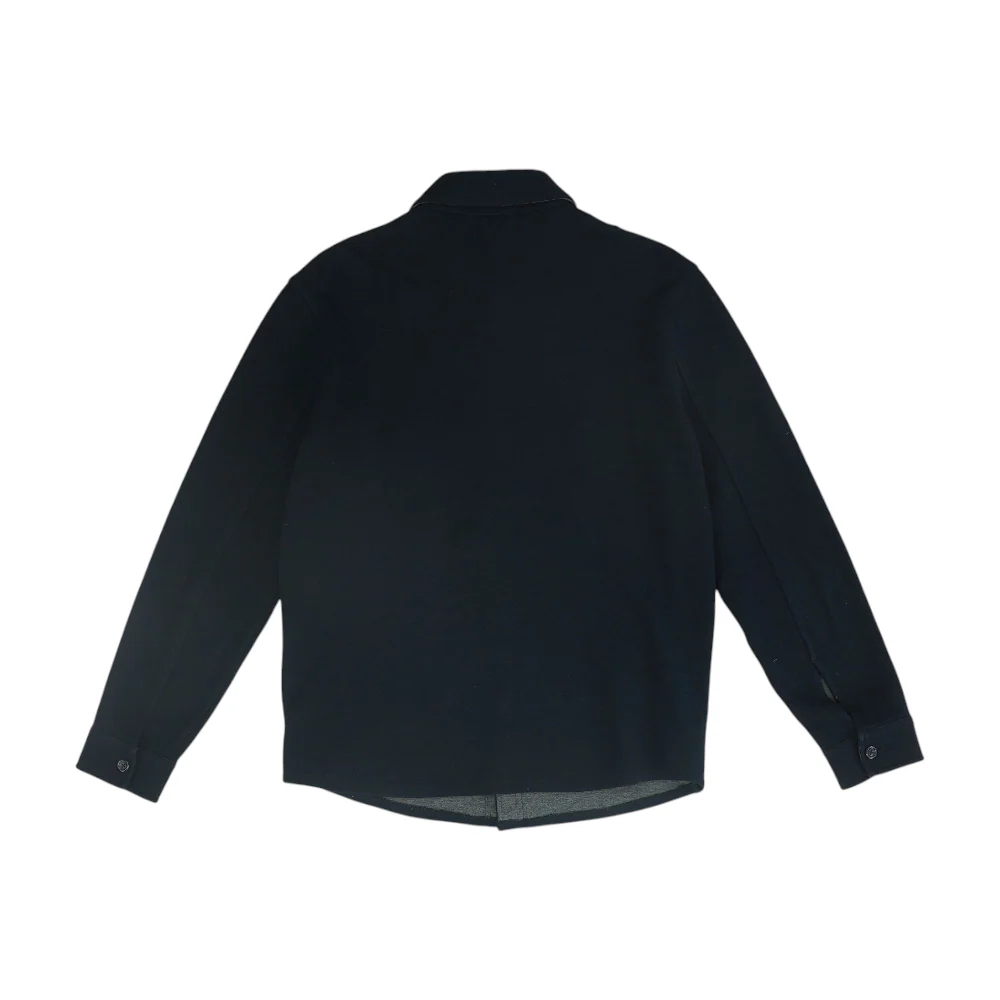 Navy Solid Jacket - Image 2