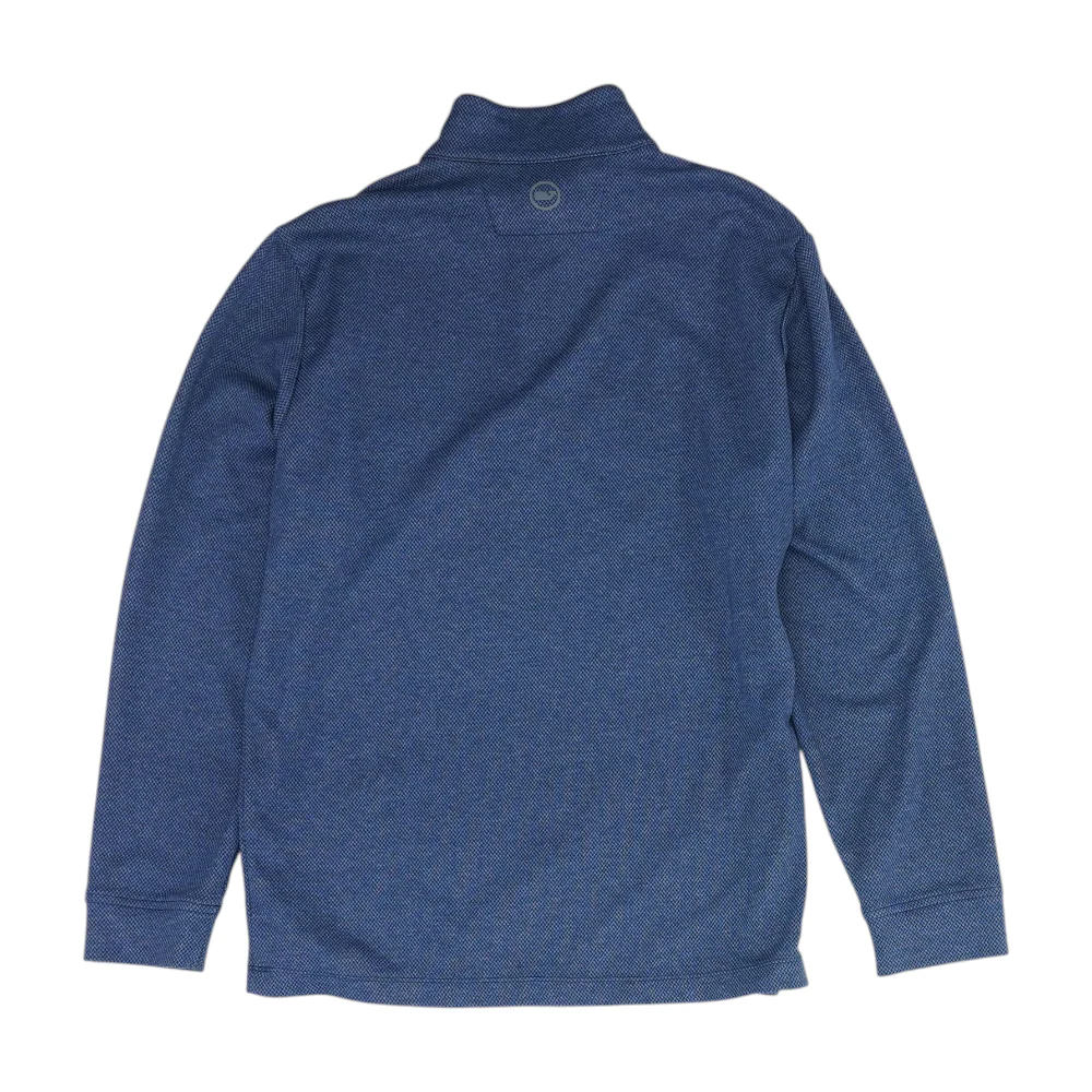 Blue Chevron 1/4 Zip Pullover - Image 2