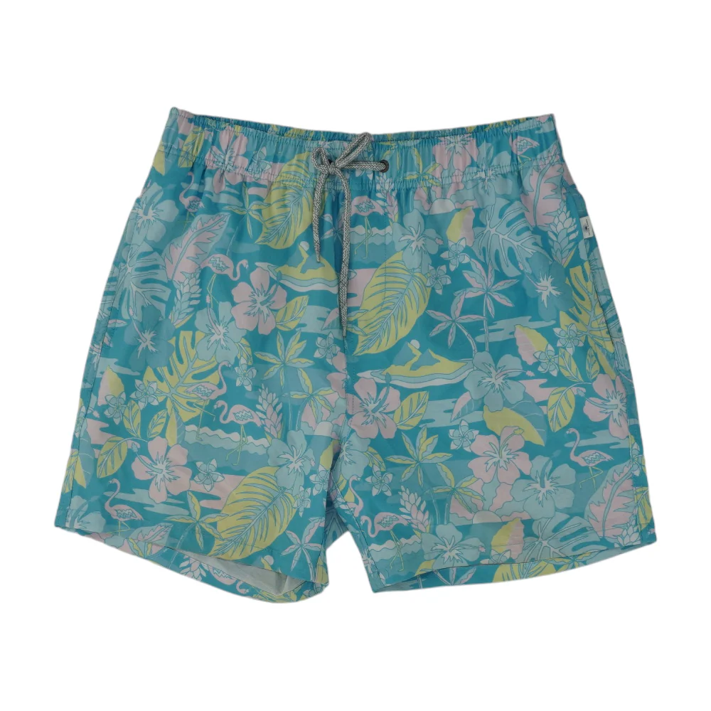Blue Tropical Swim Bottom