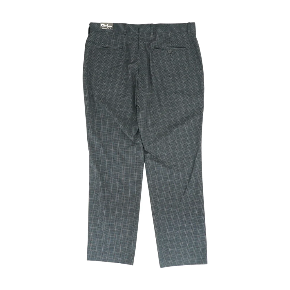 Gray Plaid Regular Pants - Image 2