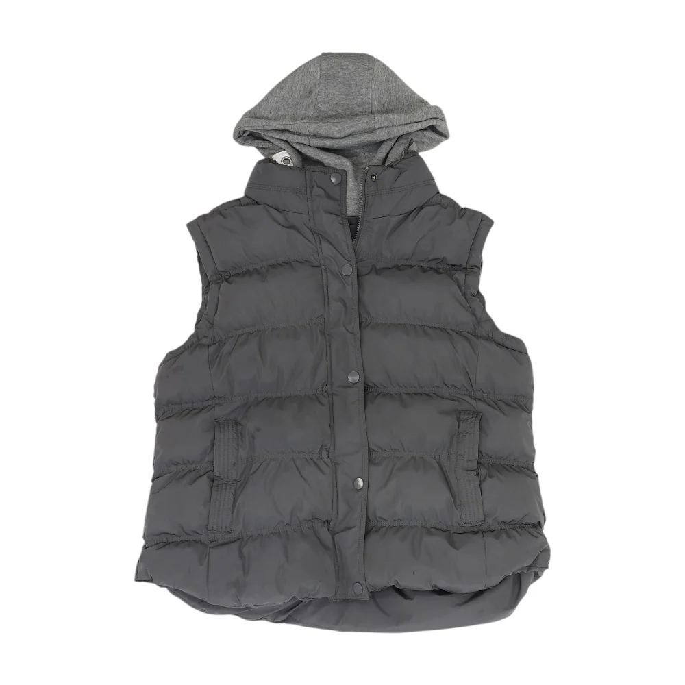 Gray Solid Vest