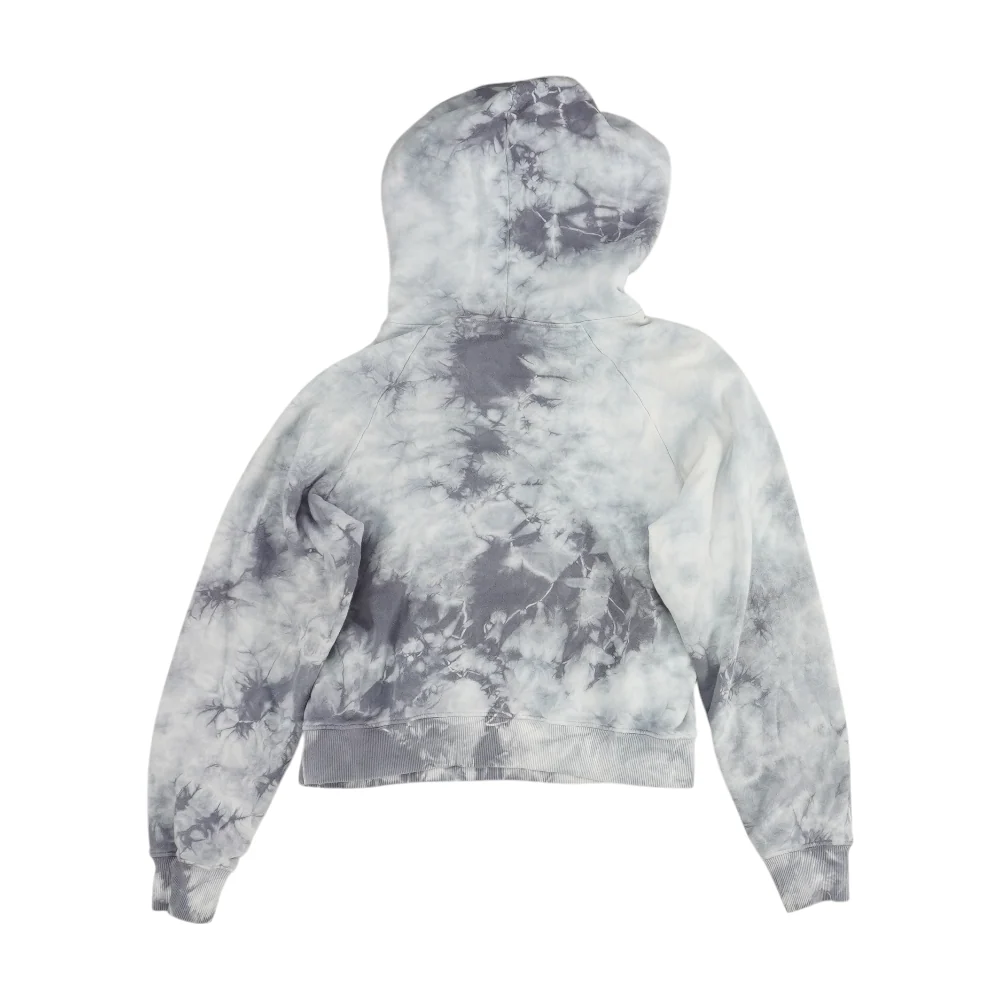Blue Tie-Dye Hoodie Pullover - Image 2
