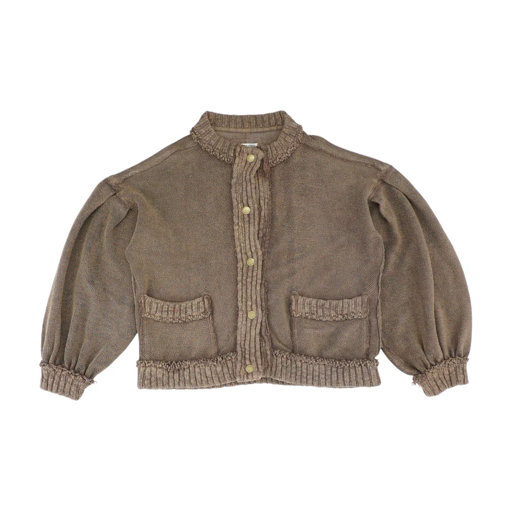 Brown Solid Jacket