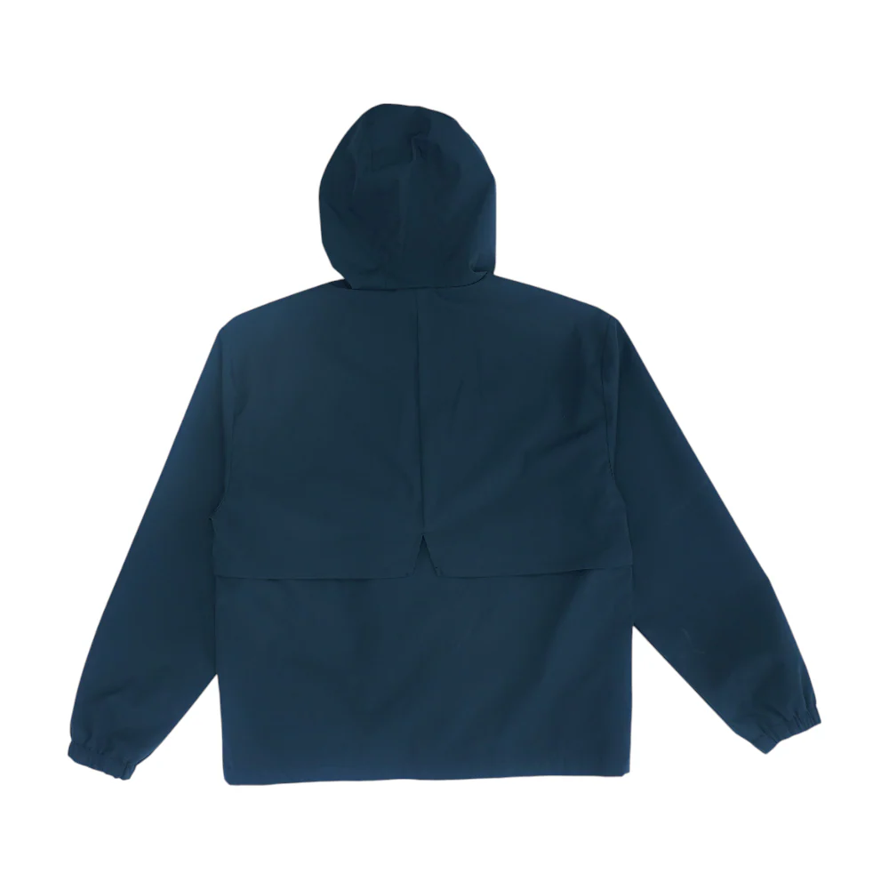 Black Solid Rain Jacket - Image 2