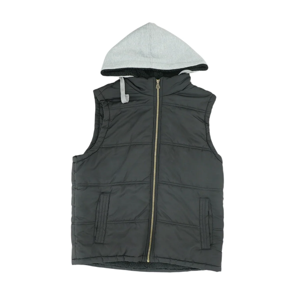 Black Solid Vest