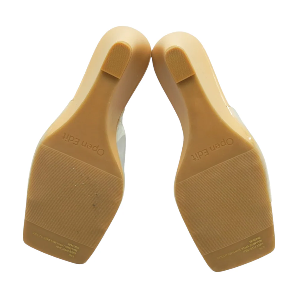 Clear Wedged Sandals - Image 3