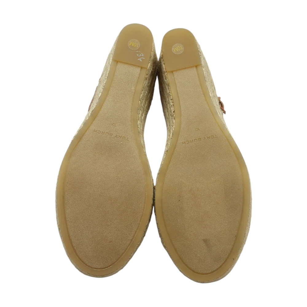 Navy Wedged Sandals - Image 3