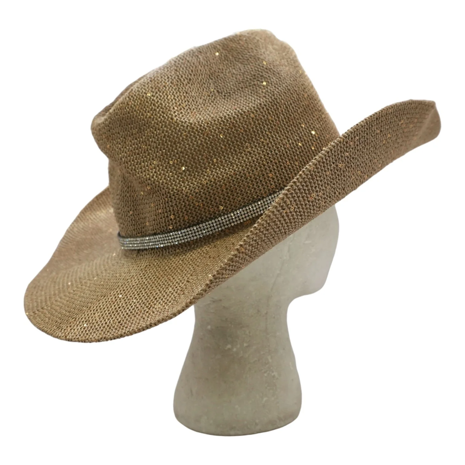 Gold Western Hat - Image 2
