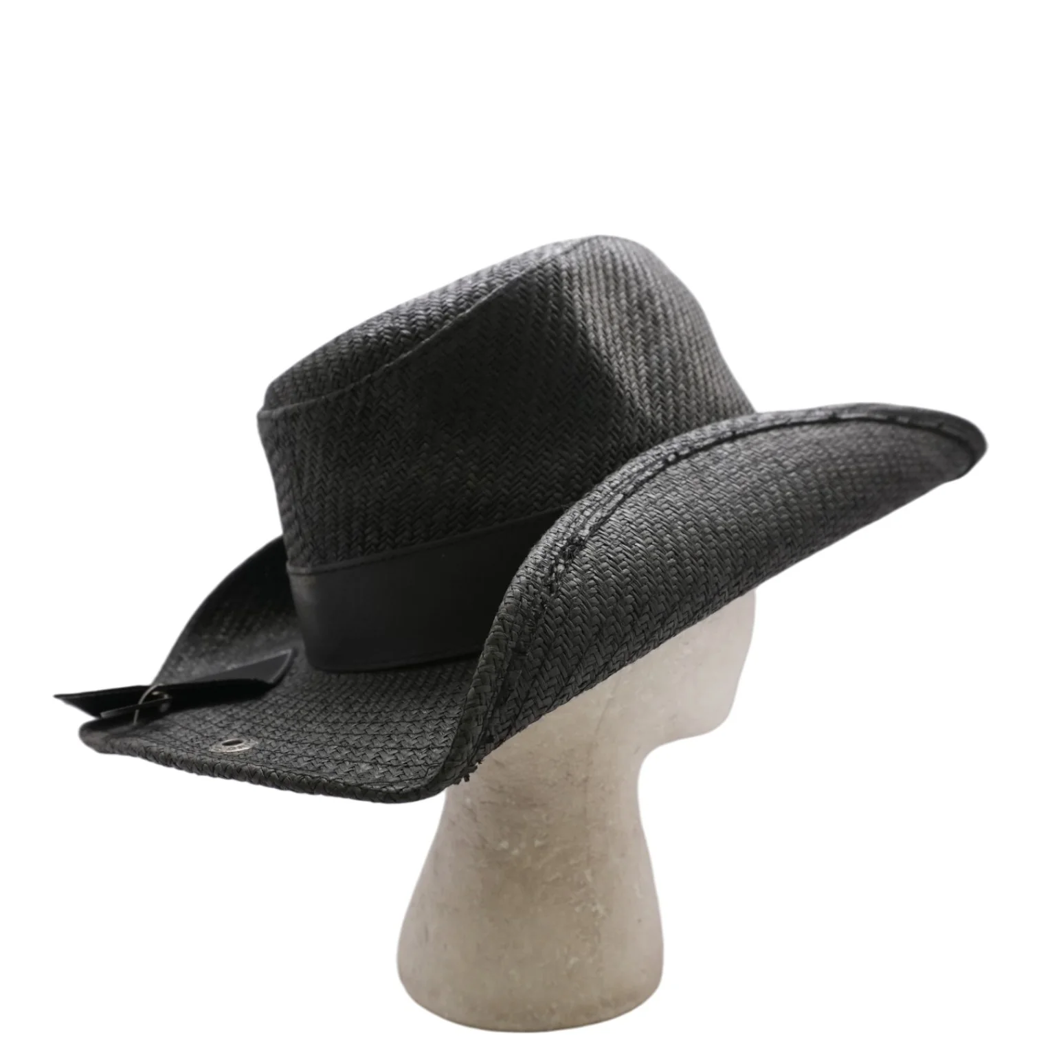 Black Western Hat - Image 2