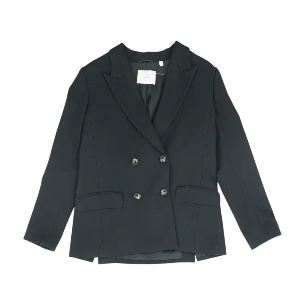 Black Solid Blazer