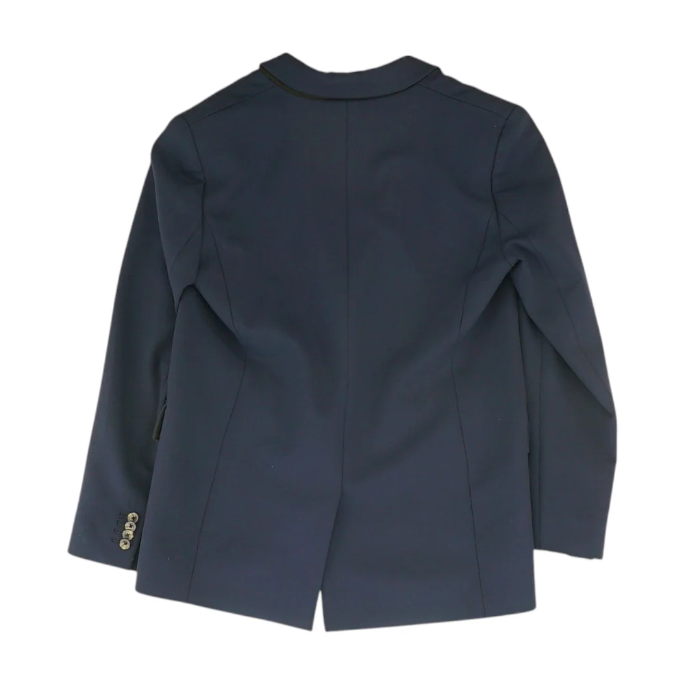Navy Solid Blazer - Image 2