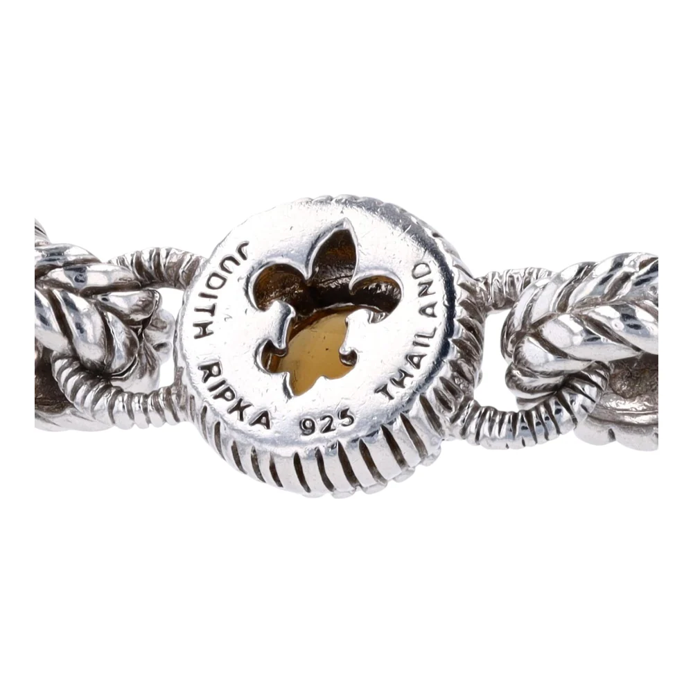 Sterling Silver Topaz Chain Bracelet - Image 3