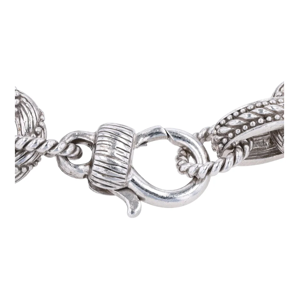 Sterling Silver Cubic Zirconia Chain Bracelet - Image 2
