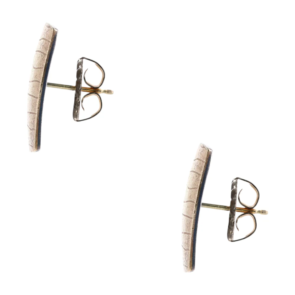 Sterling Silver Stud Earrings - Image 2