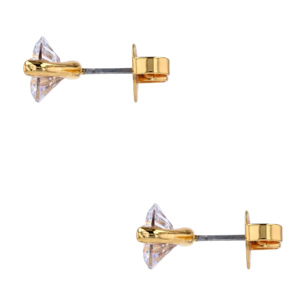Costume Cubic Zirconia Stud Earrings - Image 2