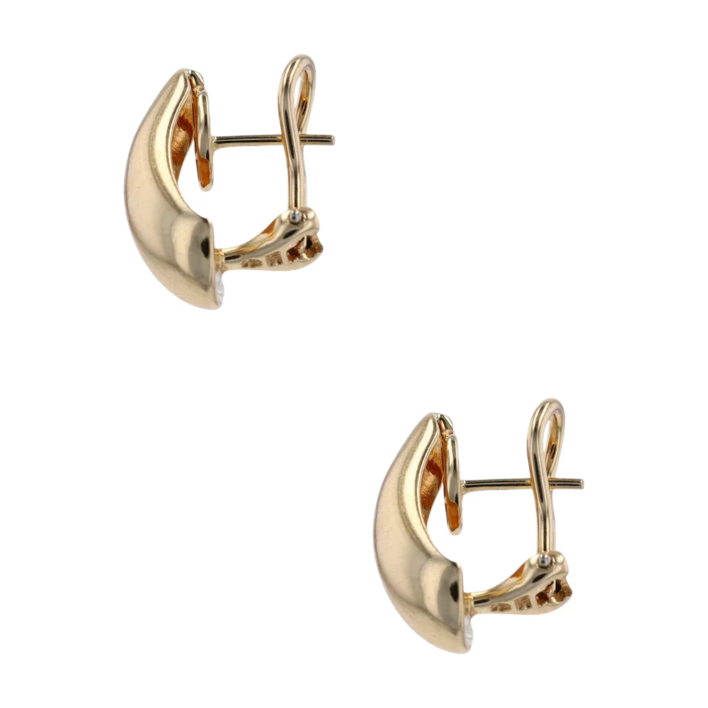 14K Yellow Gold Drop Earrings - Image 2