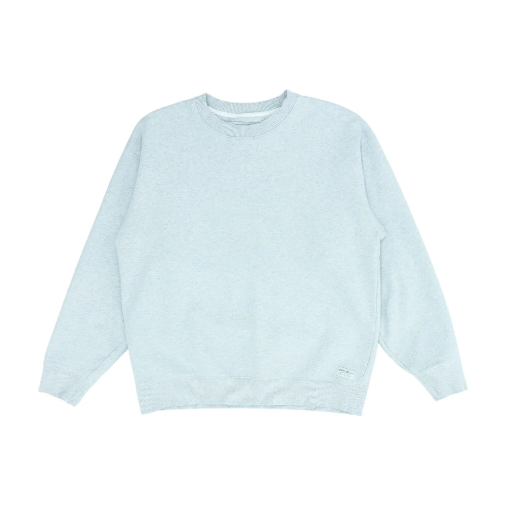 Gray Solid Sweatshirt Pullover