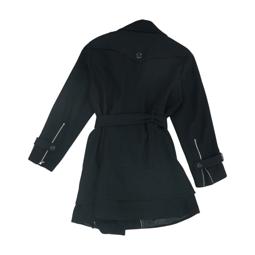Black Solid Coat - Image 2