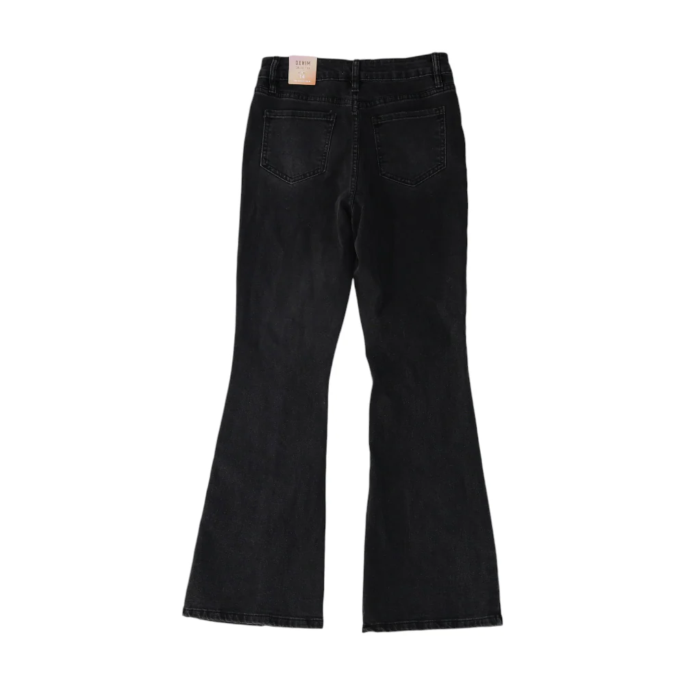 Black Solid Jeans - Image 2