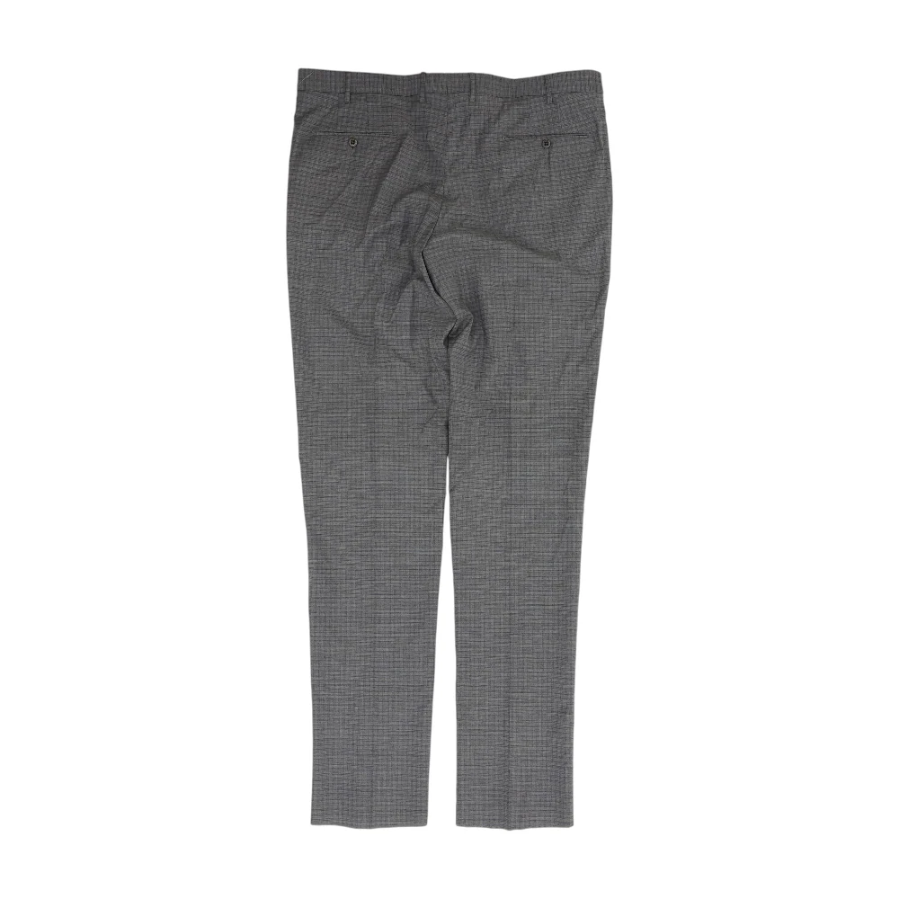 Blue Plaid Regular Pants - Image 2