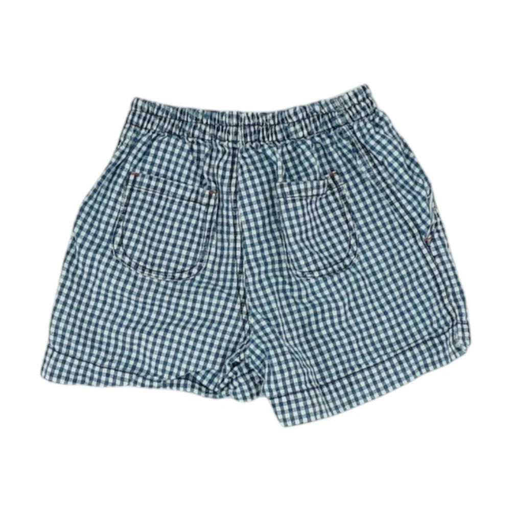 Blue Check Chino Shorts - Image 2