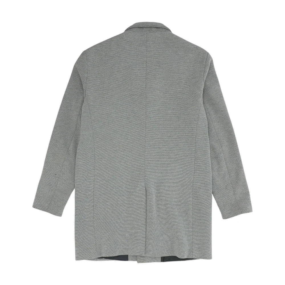 Gray Abstract Coat - Image 2