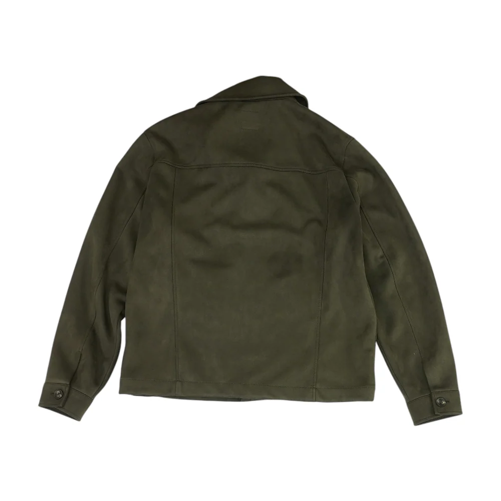 Olive Solid Jacket - Image 2