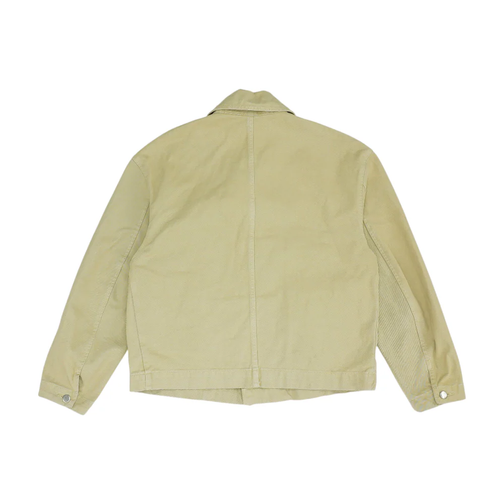 Khaki Solid Jacket - Image 2