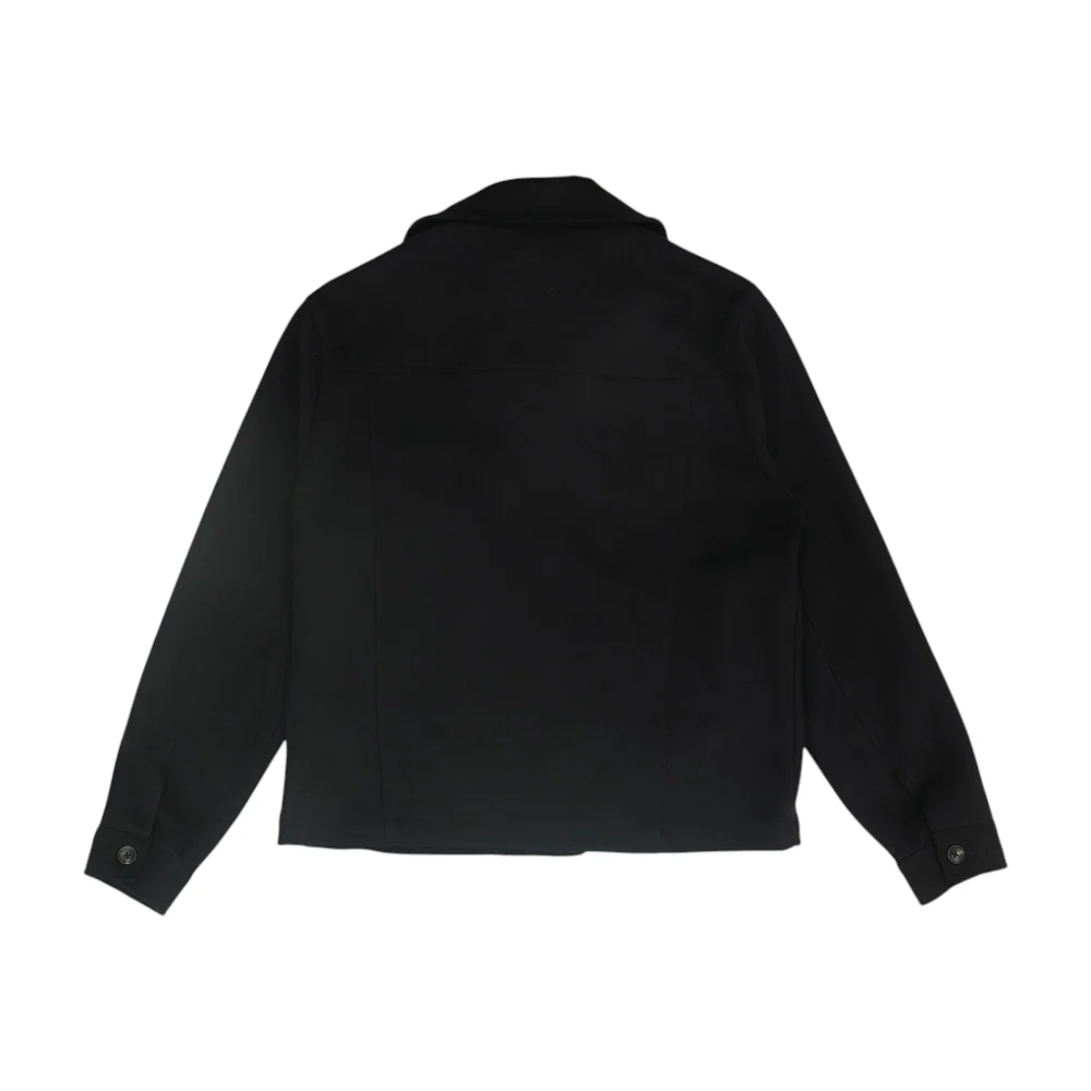 Black Solid Jacket - Image 2