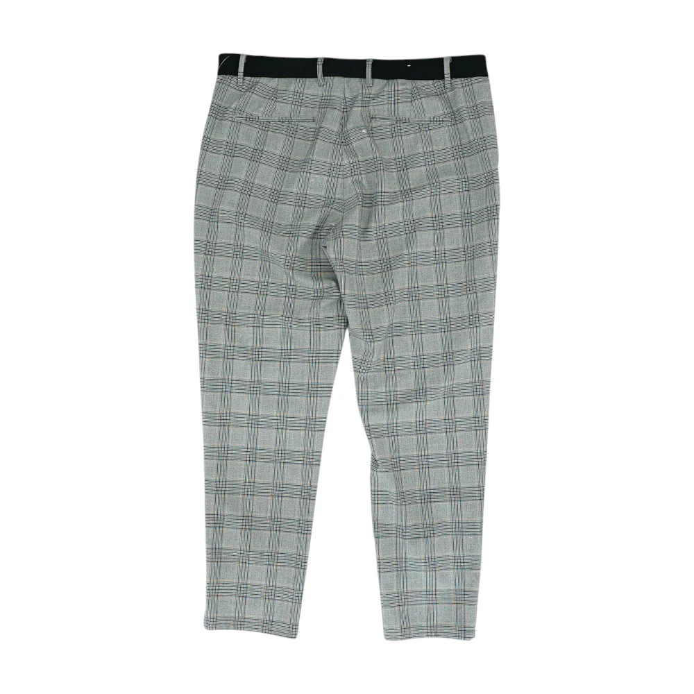 Blue Plaid Regular Pants - Image 2
