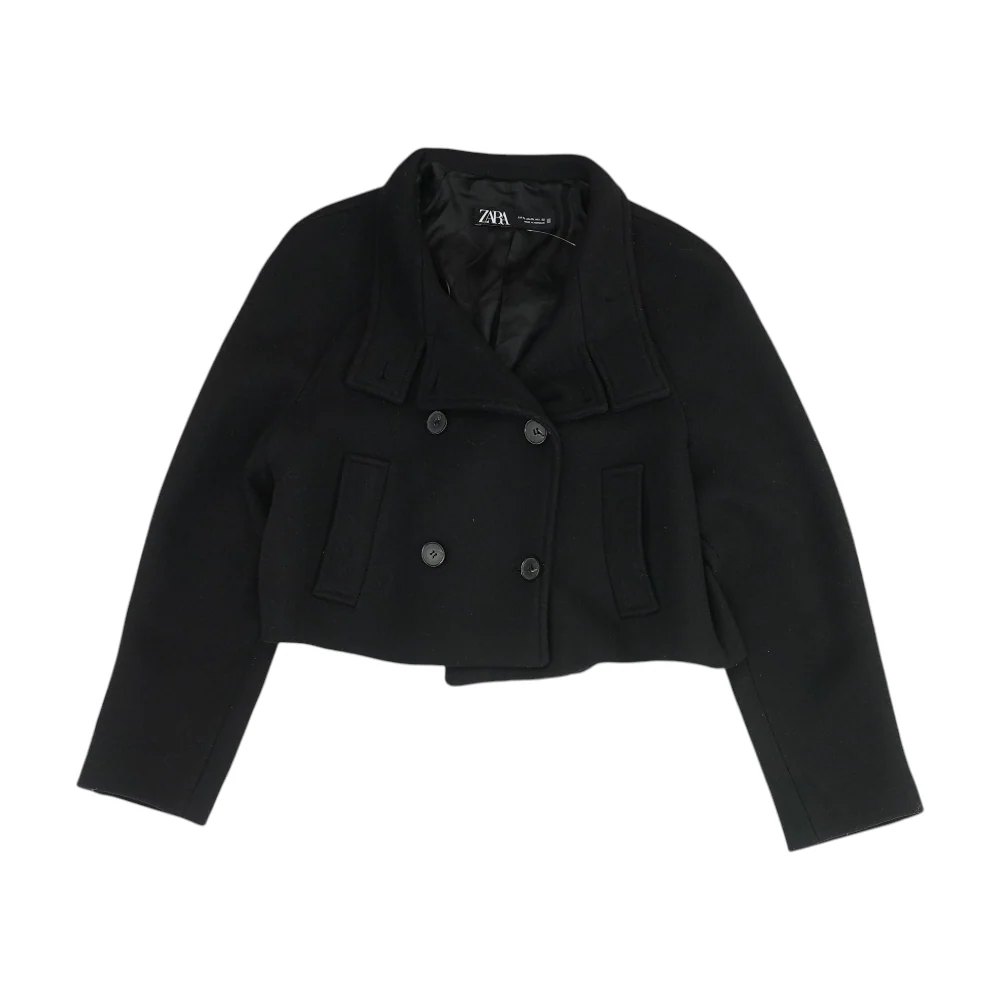Black Solid Blazer