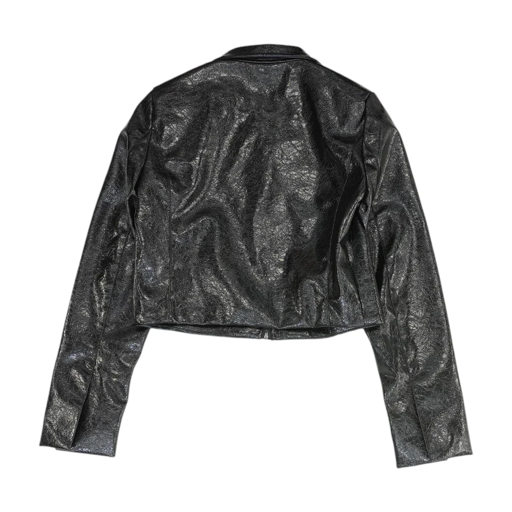 Black Solid Jacket - Image 2