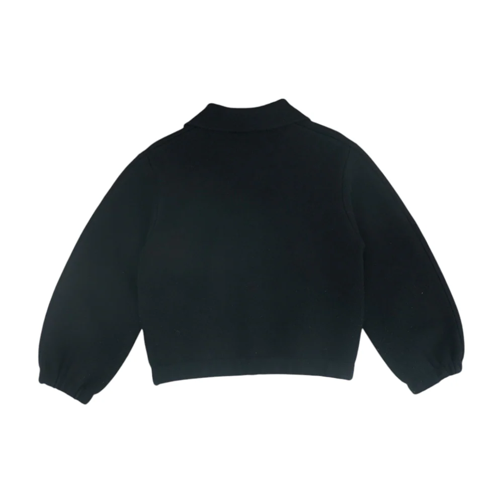Black Solid Jacket - Image 2
