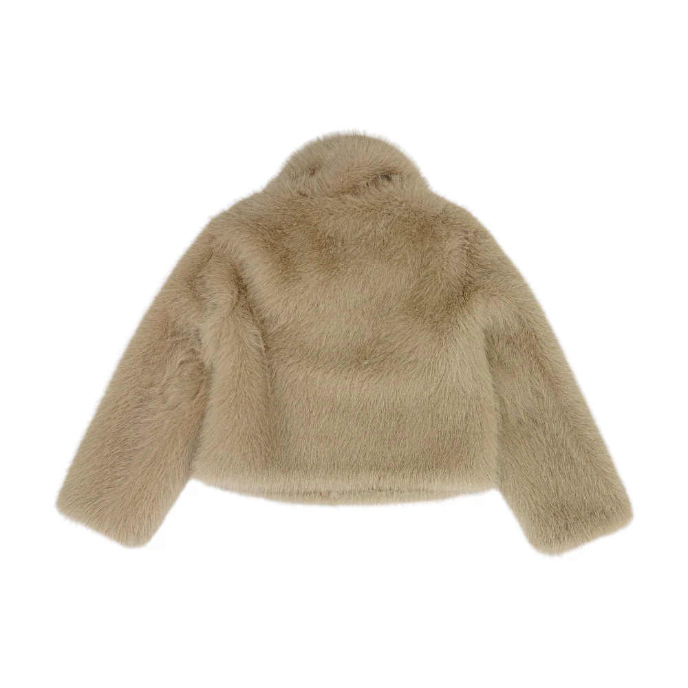 Beige Solid Jacket - Image 2