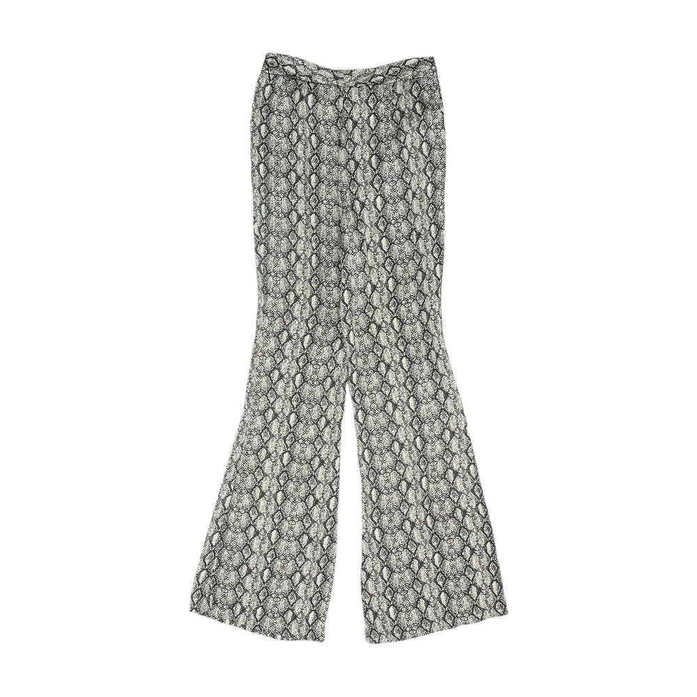 Beige Animal Print Wide Leg Pants - Image 2
