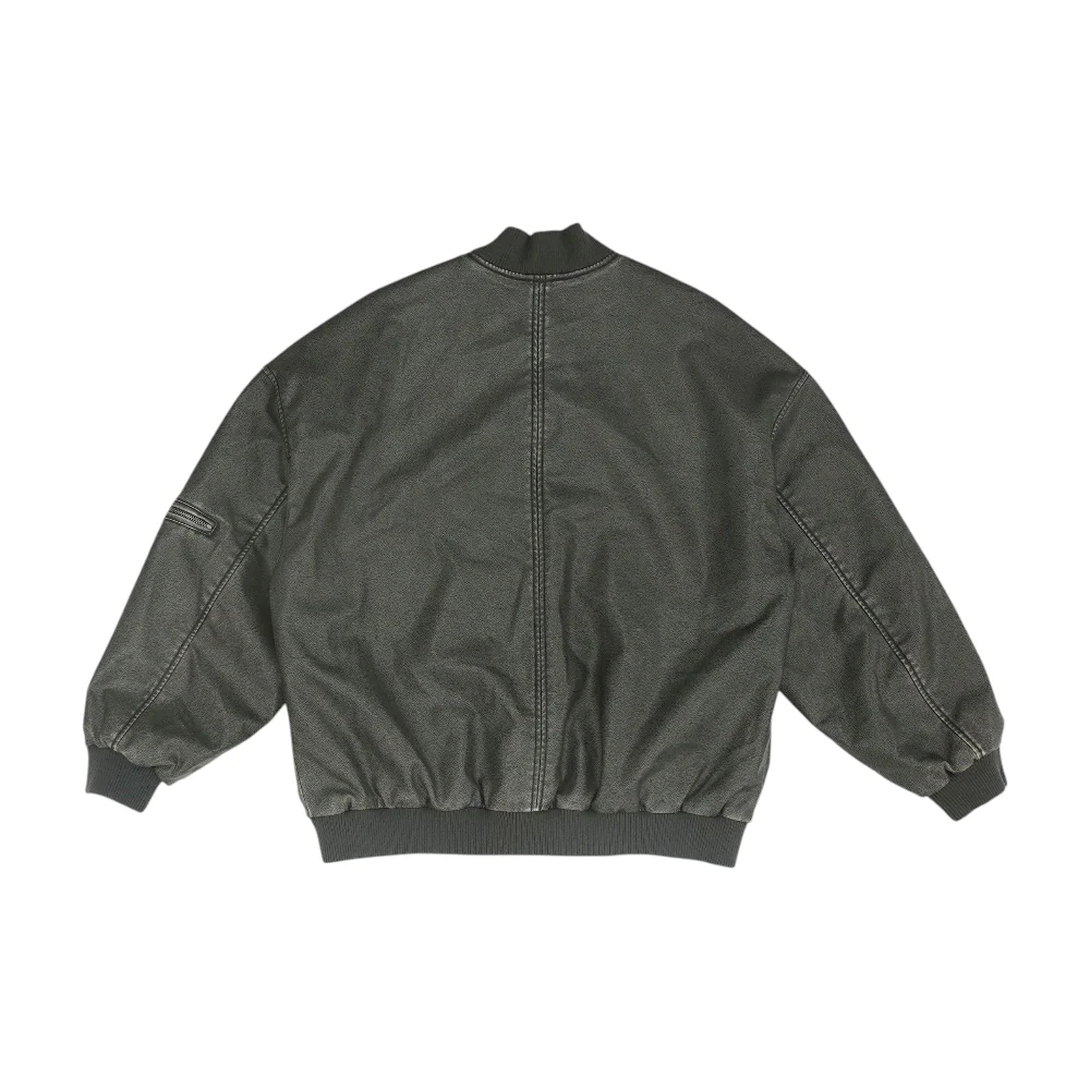 Charcoal Solid Jacket - Image 2