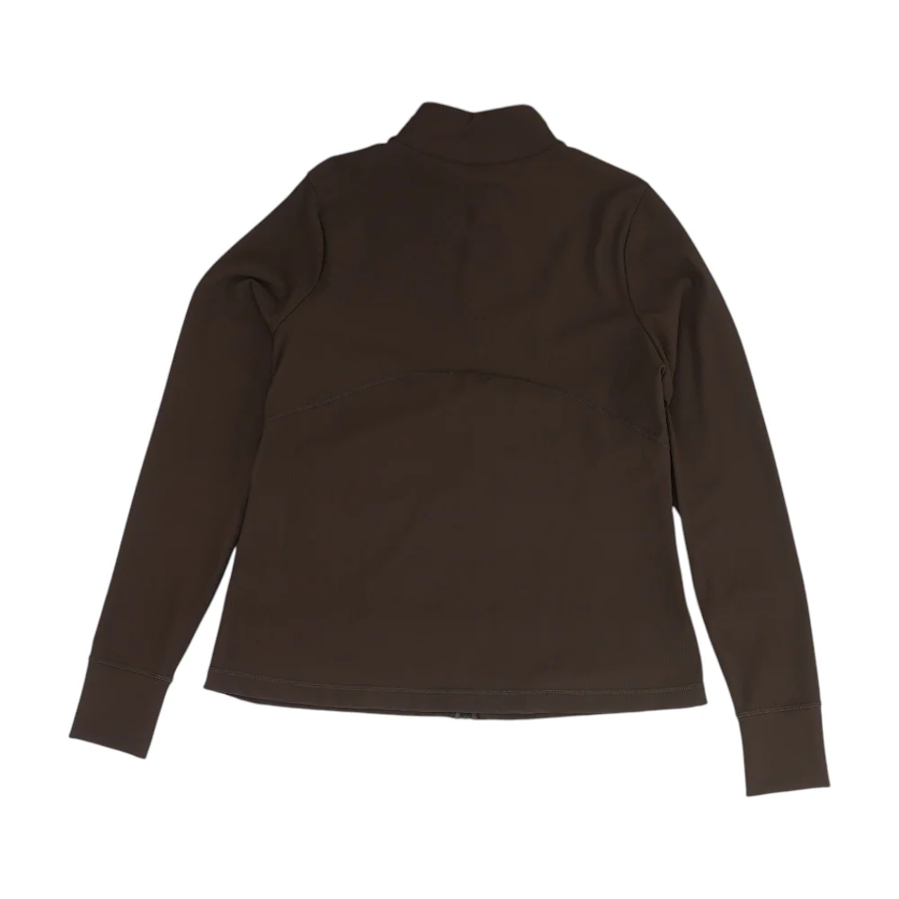 Brown Solid Active Jacket - Image 2