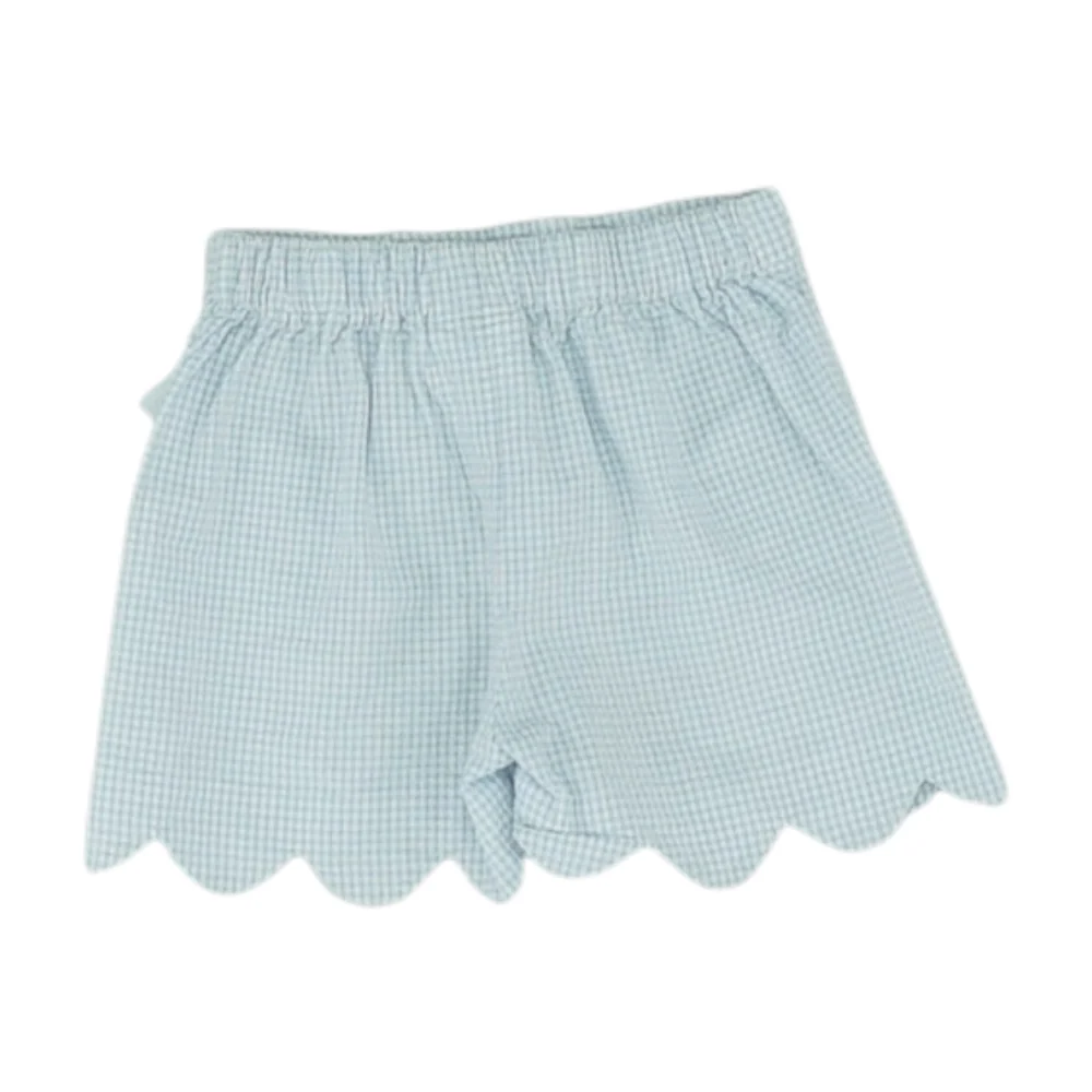 White Check Chino Shorts - Image 2